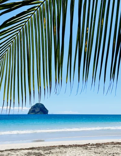 Le rocher du diamant en Martinique